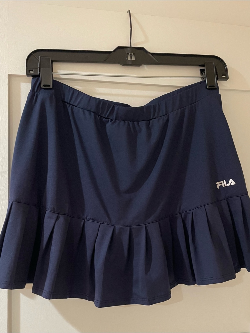 FILA Navy Pleated Ruffle Tennis Skirt